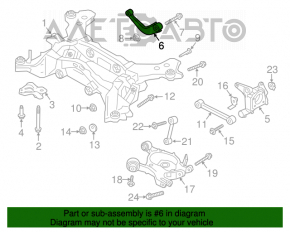 Maneta superioară din spate dreapta Ford Fusion mk5 13-20 FWD silentios pentru înlocuire.