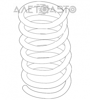 Arc spate dreapta Ford Fusion mk5 13-20, rigiditate roșu-verde.