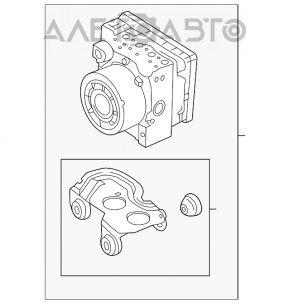 ABS АБС Ford Fusion mk5 13-14