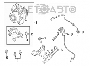 ABS АБС Ford Fusion mk5 13-14