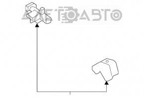 Senzor airbag frontal stânga Lincoln MKX 16-