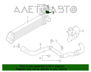 Senzorul de presiune a supraalimentării pentru Ford Fusion mk5 13-20