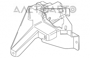 Suportul drept pentru farul de ceață Ford Fusion mk5 13-16, nou, neoriginal, SIGNEDA.