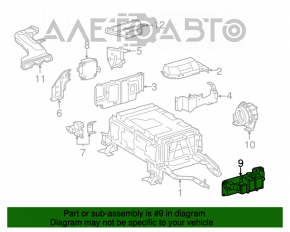 Блок предохранителей ВВБ Toyota Camry v55 15-17 hybrid usa