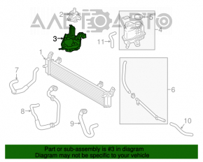 Кронштейн инвертора Toyota Camry v50 12-14 hybrid usa