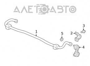 Stabilizator spate Honda Civic X FC 16-21 2.0 17mm