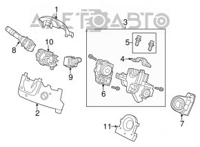 Blocarea de aprindere Honda Civic X FC 16-21