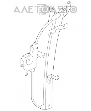 Geam electric cu motor spate dreapta Infiniti G25 G35 G37 4d 06-14