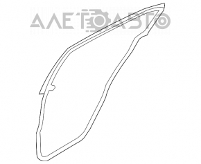 Garnitura ușii din spate stânga Infiniti G25 G35 G37 4d 06-14
