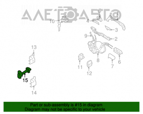 Ограничитель двери передней правой Infiniti G25 G35 G37 4d 06-14