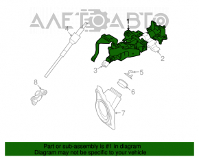 Рулевая колонка Infiniti G25 G35 G37 4d 06-14