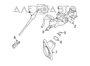 Рулевая колонка Infiniti G25 G35 G37 4d 06-14