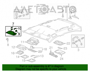 Capota dreapta Honda Accord 13-17 gri, fara cârlig.