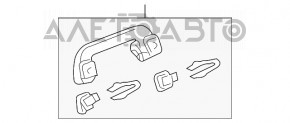 Ручка потолка левая Honda Accord 13-17 черн