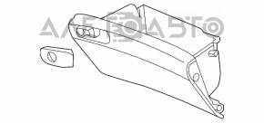 Cutie de mănuși, compartiment Honda Accord 13-17 gri, fără lacăt, zgârieturi.