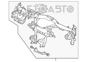 Tubul de subtorpilor pentru Honda Accord 13-17