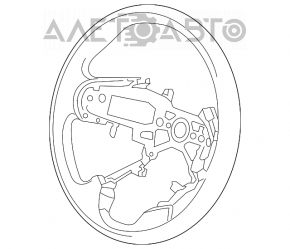 Volan gol Honda Accord 13-17 piele