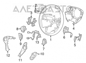 Volan gol Honda Accord 13-17 piele