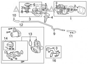 BRAKE PEDAL FEEL SIMULATOR Honda Accord 13-17 hybrid электро