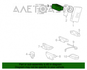 Seat Control Module Computer Honda Accord 13-17