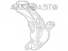 Butucul roții față stânga Honda Civic X FC 16-21 2.0 cu capac