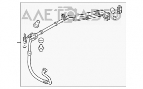 Bobina de aer condiționat a încălzitorului-condensator Hyundai Sonata 15-17 2.4