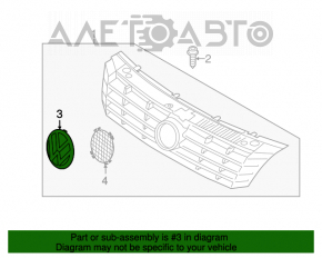 Emblema grila radiatorului VW Tiguan 12-17 rest noua originala OEM