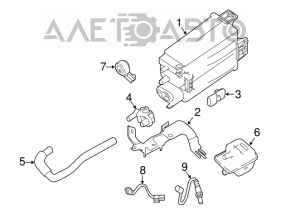 Sonda lambda pentru primul Nissan Rogue 14-16