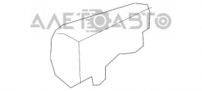 Capac mâner exterior dreapta față Hyundai Sonata 15-19 crom nou original OEM