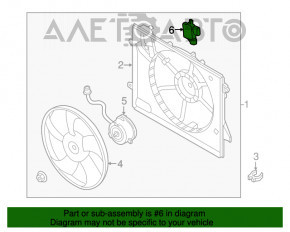 Ventilatorul de răcire al computerului Hyundai Sonata 15-19 2.4 s-a rupt, defectarea conectorului