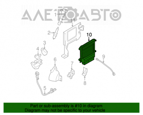 Modulul ECU al motorului Hyundai Sonata 11-15 hibrid