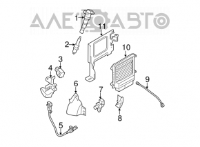 Modulul ECU al motorului Hyundai Sonata 11-15 hibrid