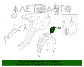 Grila de ventilatie stanga Hyundai Sonata 15-19