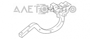 Buclele capacului portbagajului dreapta Hyundai Sonata 15-17 nou OEM original