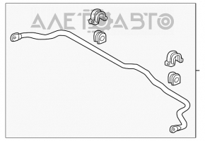 Stabilizatorul frontal Kia Optima 16-23mm