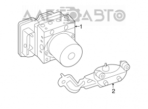 ABS ABS Hyundai Sonata 16-17 hibrid