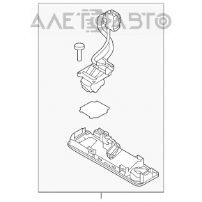 Camera de vizionare spate pentru Hyundai Sonata 16-17 hibrid.