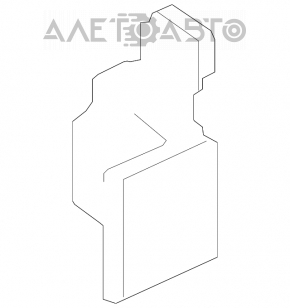 Buclele ușii din spate dreapta inferioară Nissan Sentra 13-19, noi, originale OEM