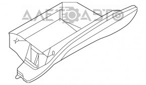 Перчаточный ящик, бардачок Nissan Rogue 14-20 черн. царапина