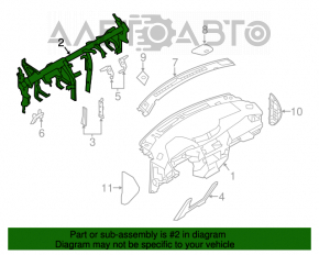 Tubul de subtorpilor pentru Nissan Rogue 14-20