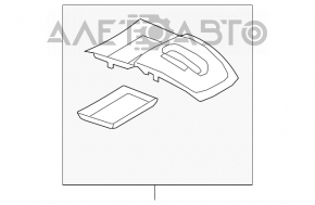 Capacul schimbatorului de viteze pentru Nissan Rogue 14-16, negru.