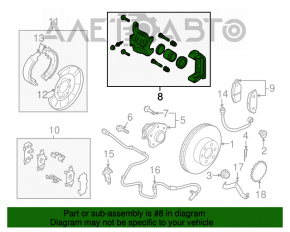 Suport spate dreapta Nissan Rogue 14-20