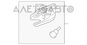 Ручка двери внутренняя задняя левая Toyota Avalon 13-18