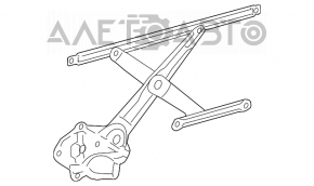 Geam electric cu motor, dreapta față, Toyota Avalon 13-18