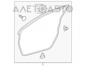 Garnitură ușă față stânga Toyota Avalon 13-18