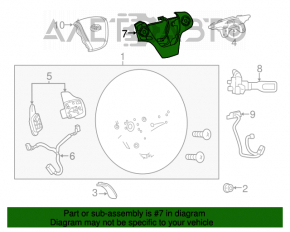 Butoanele de control de pe volanul Toyota Avalon 13-18