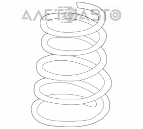 Пружина задняя левая Toyota Avalon 13-18 hybrid