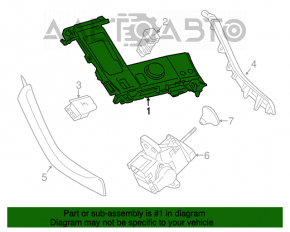 Panoul de control al modurilor de transmisie automată Lexus CT200h 14-17 rest