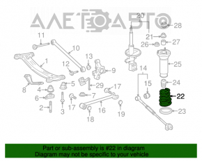 Arcul spate stânga Toyota Avalon 05-12