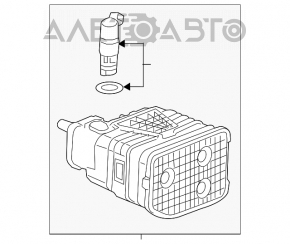 Canistra cu absorbant de carbon Cadillac ATS 13-